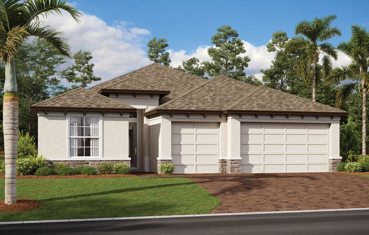 The Captiva model home exterior