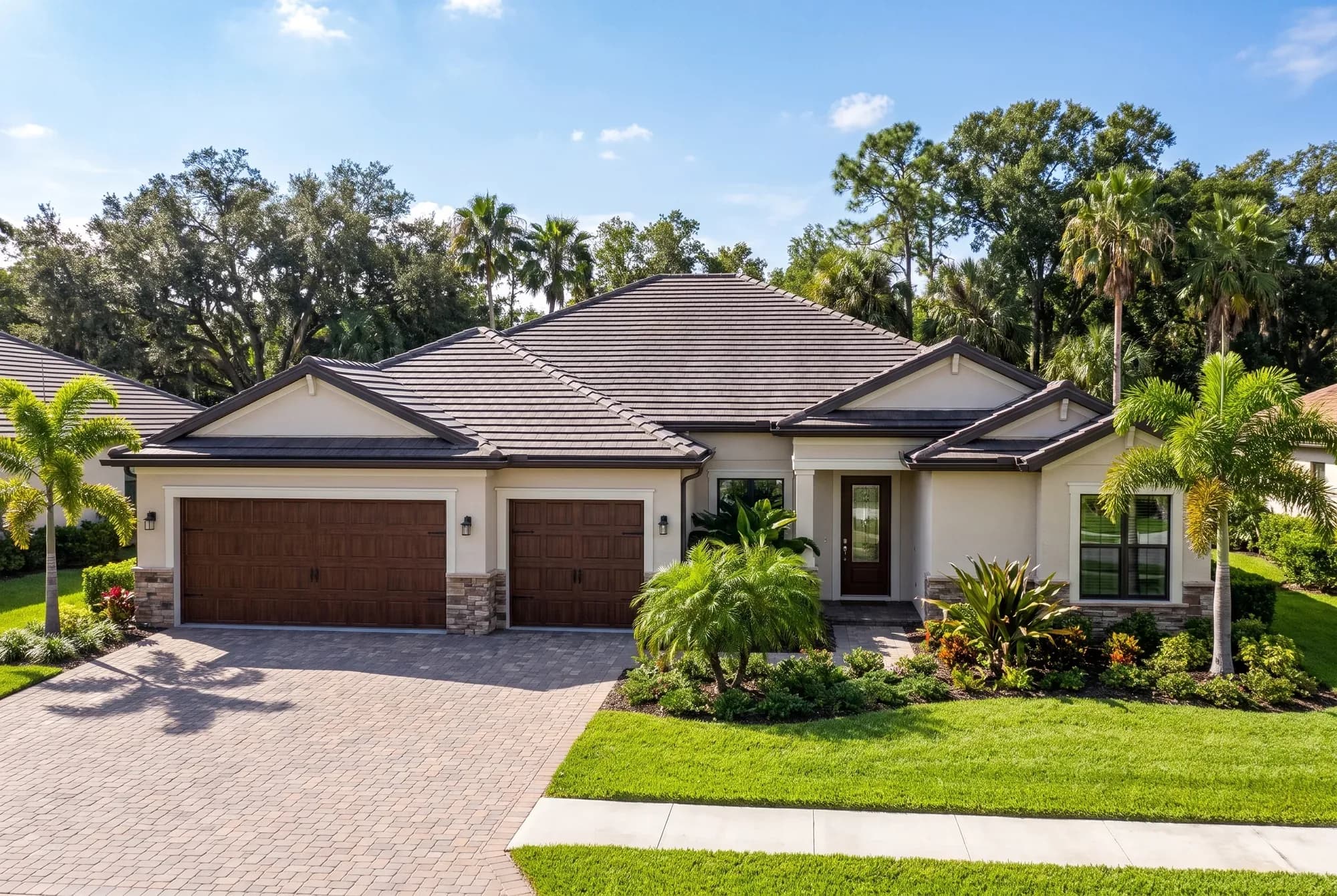 The Edgewater model home exterior, artist's rendering