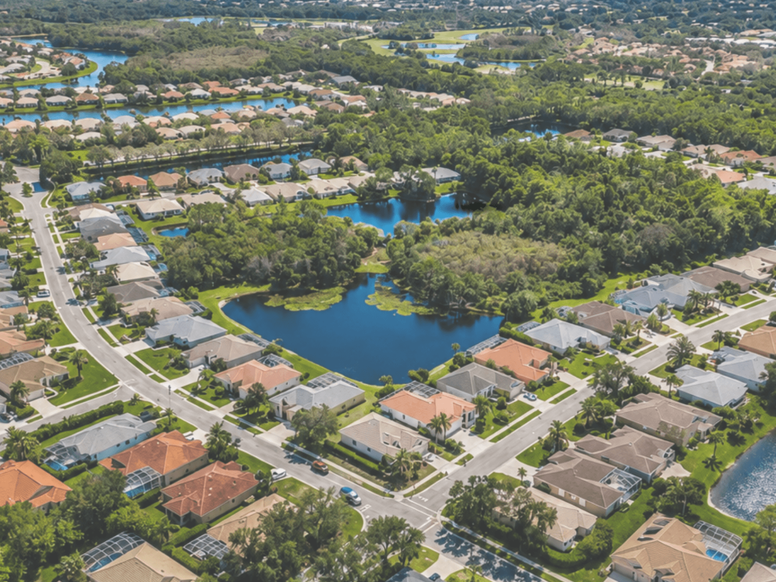 aerial view of stonebridge at palmer ranch