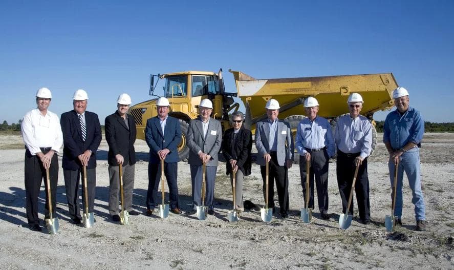 Groundbreaking ceremony at Gran Paradiso in Venice, Florida, 2004