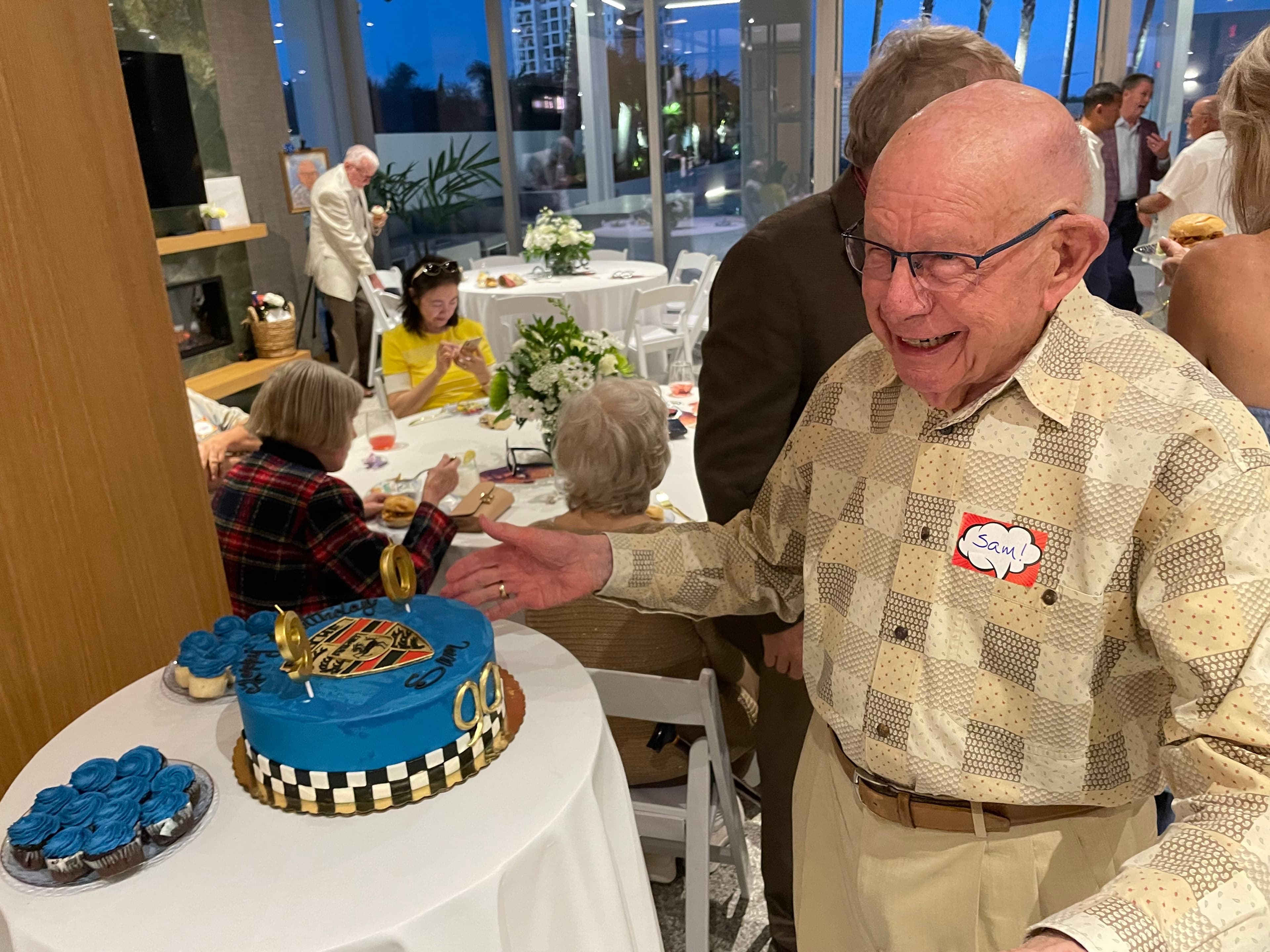 sam turns 90