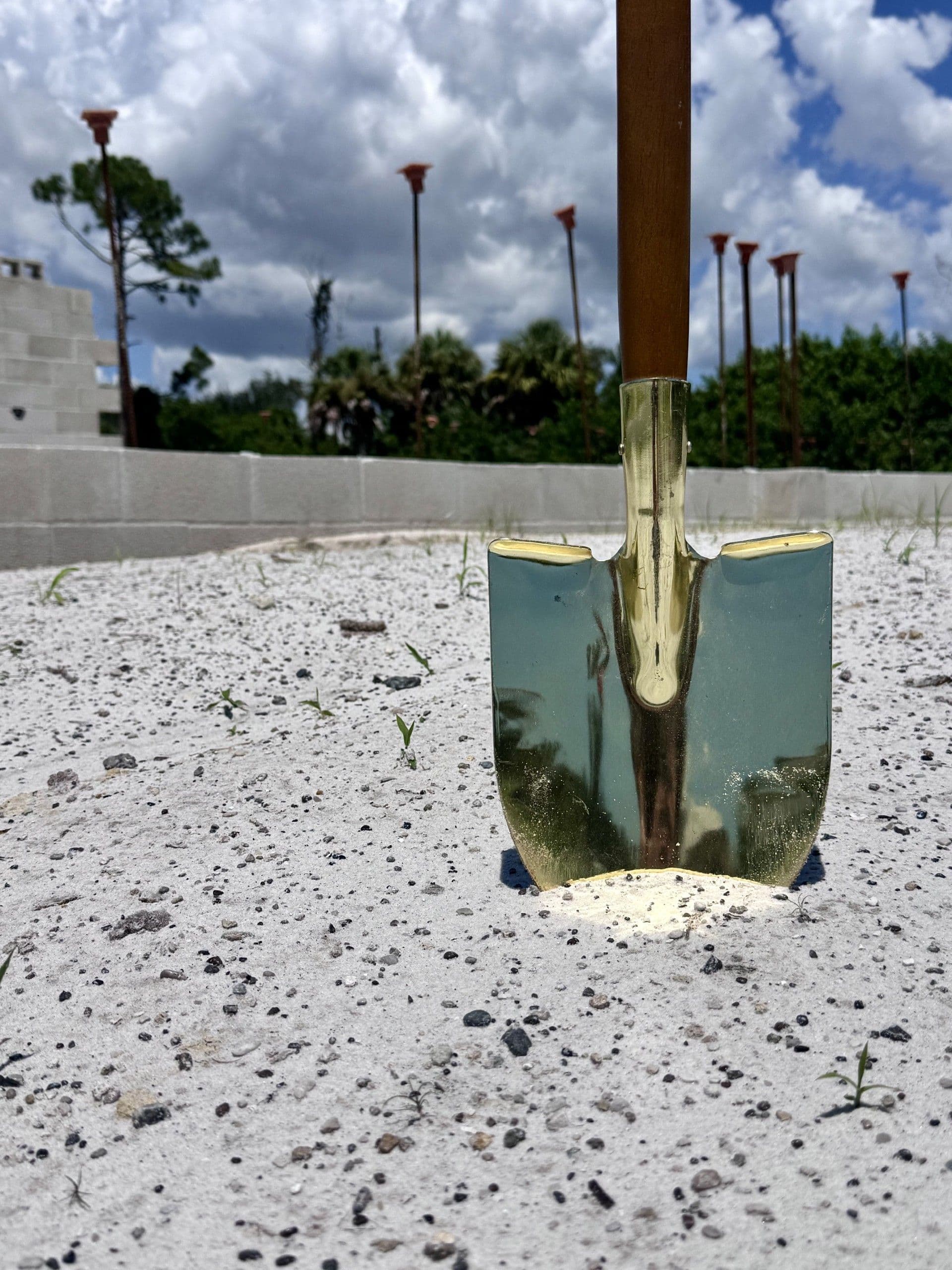 Groundbreaking on the Model Homes