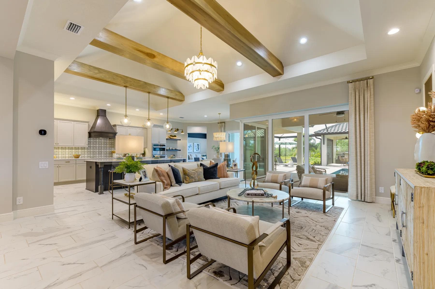 Inside the Edgewater model home