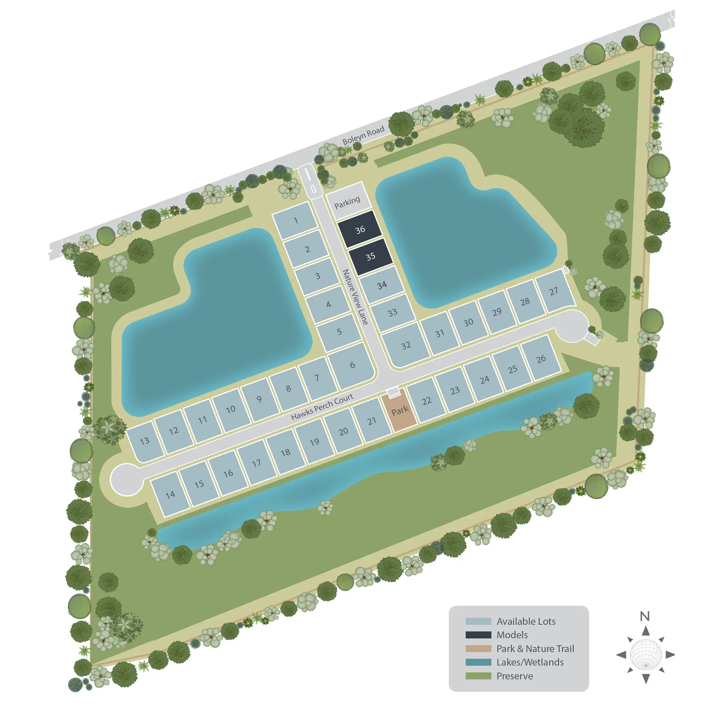  Arbour Lake Preserve site plan